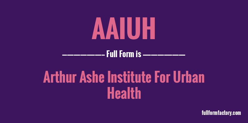 aaiuh-full-form