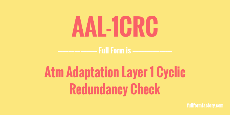 aal-1crc-full-form