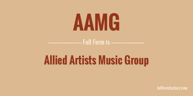 aamg-full-form