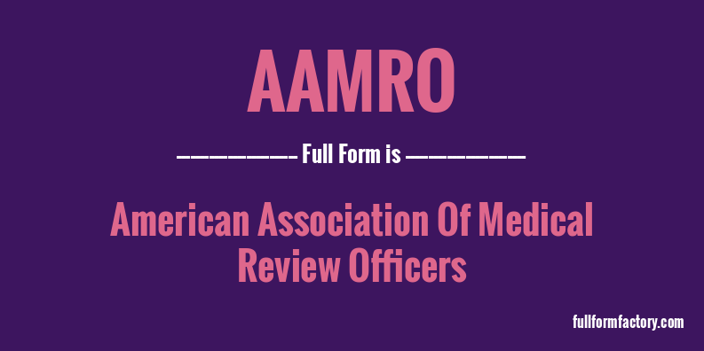 aamro-full-form