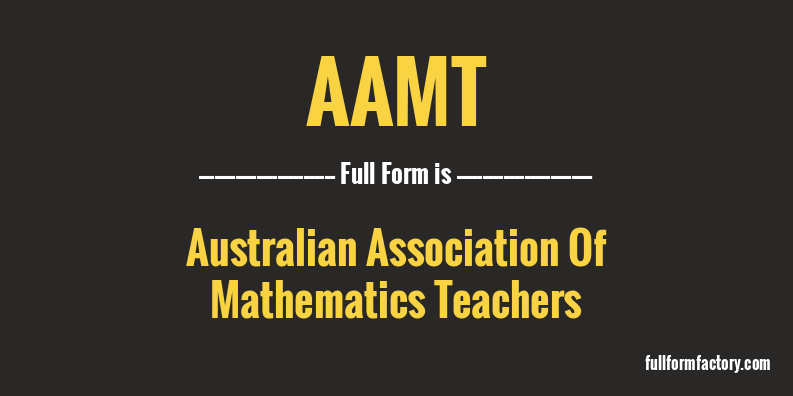 aamt-full-form
