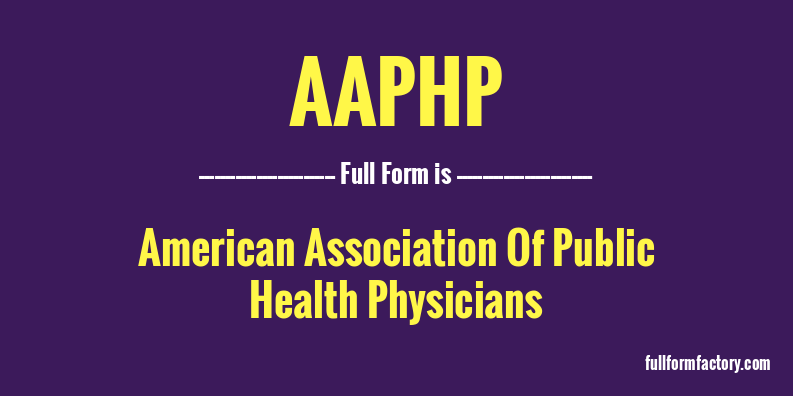 aaphp-full-form