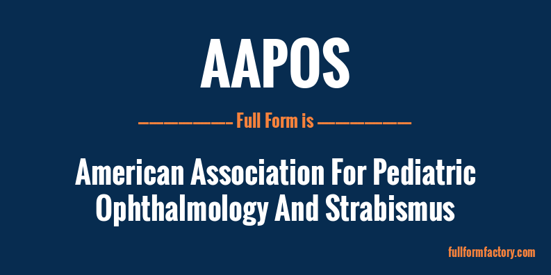 aapos-full-form