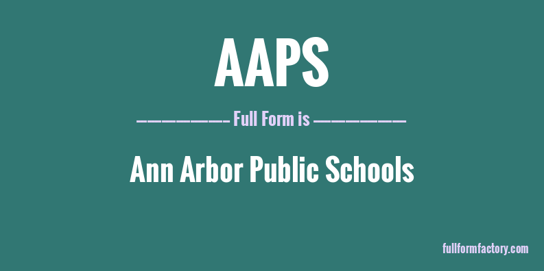 aaps-full-form