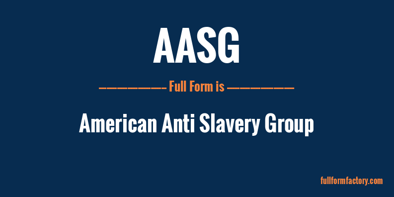 aasg-full-form