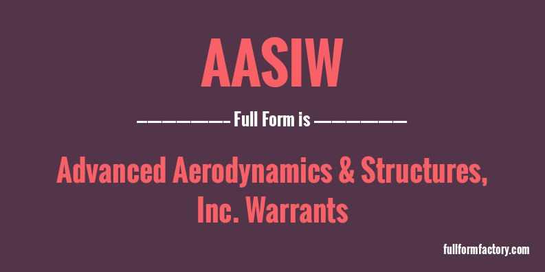aasiw-full-form