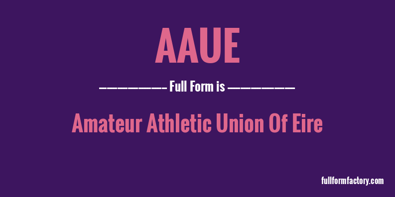 aaue-full-form