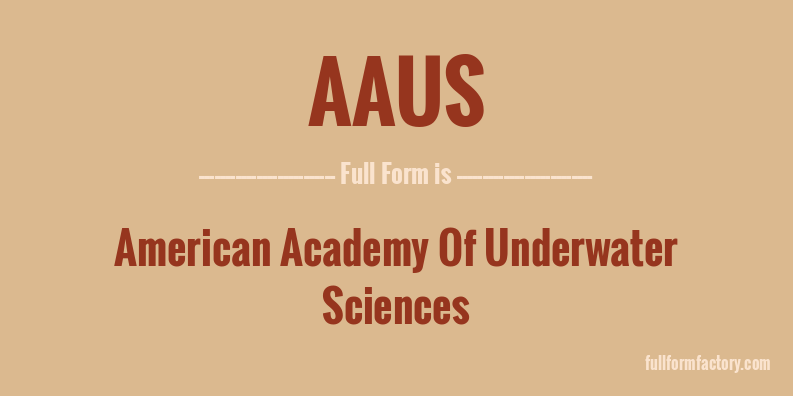 aaus-full-form