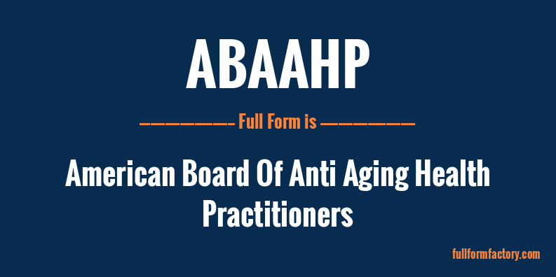abaahp-full-form