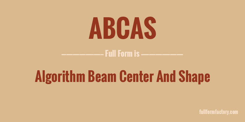 abcas-full-form