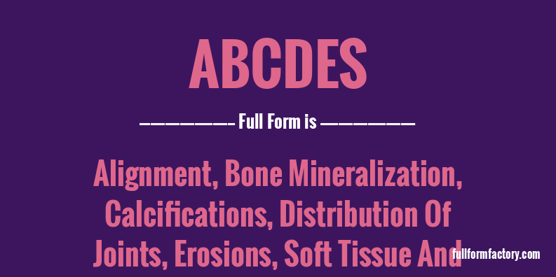 abcdes-full-form