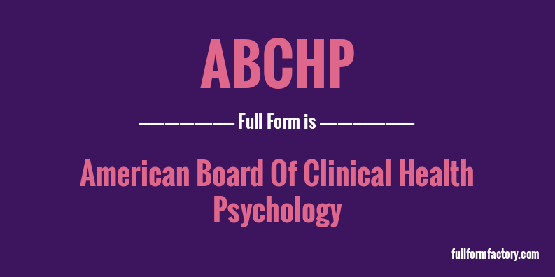 abchp-full-form