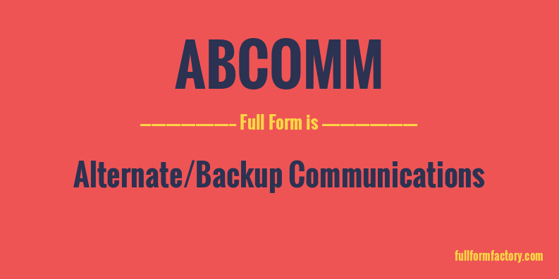 abcomm-full-form
