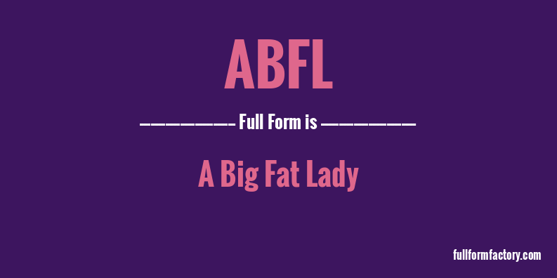 abfl-full-form