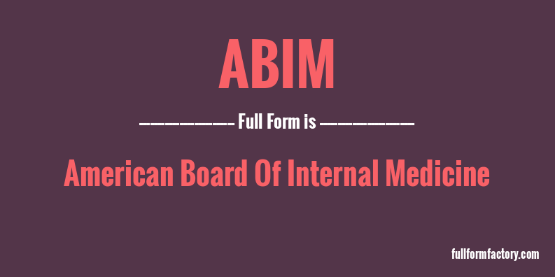 abim-full-form