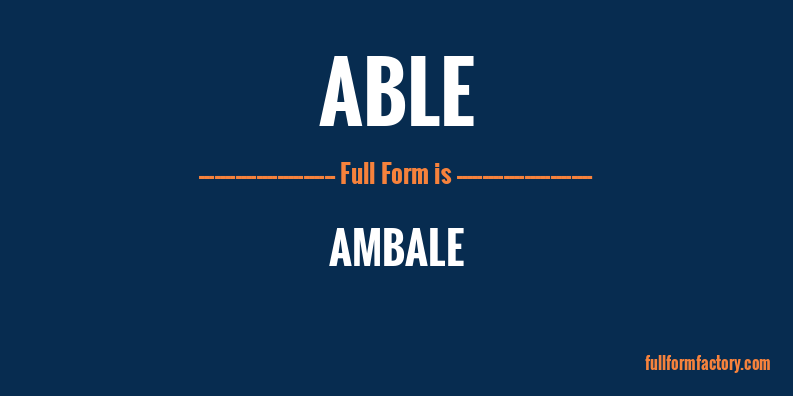 able-full-form