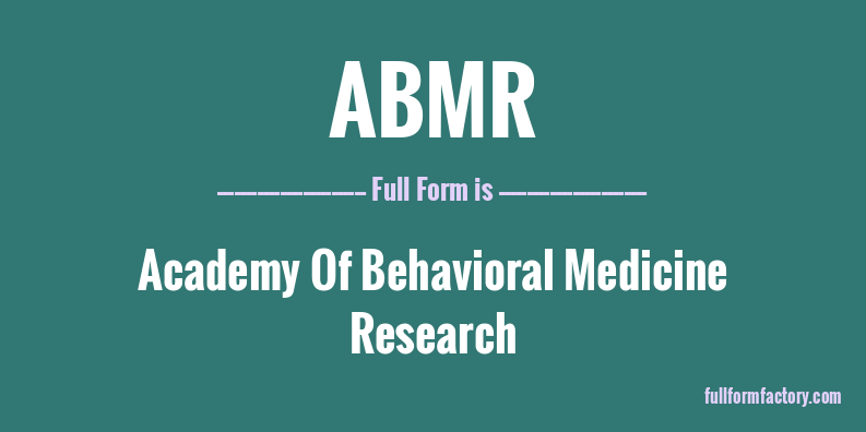 abmr-full-form