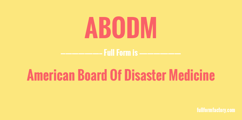 abodm-full-form