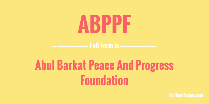 abppf-full-form