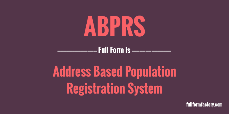abprs-full-form