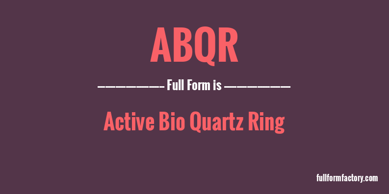abqr-full-form