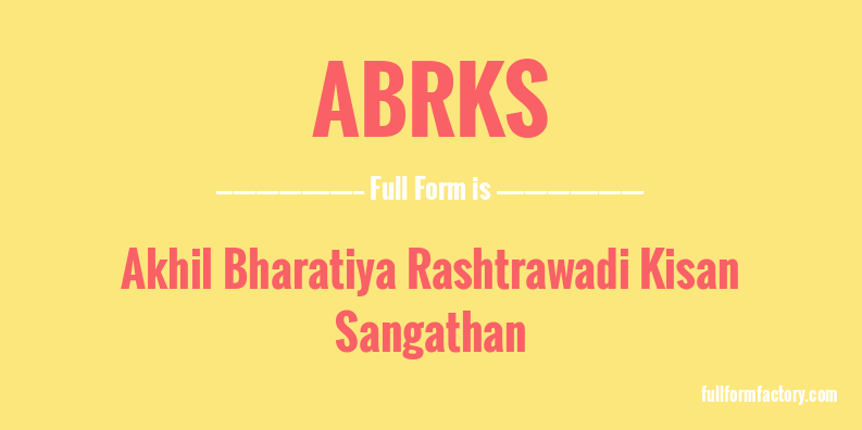 abrks-full-form