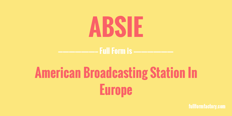 absie-full-form