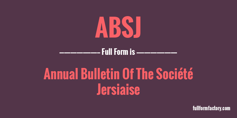 absj-full-form