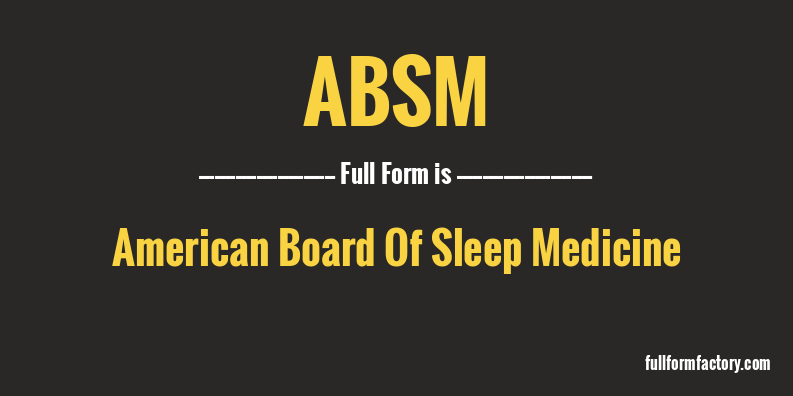 absm-full-form