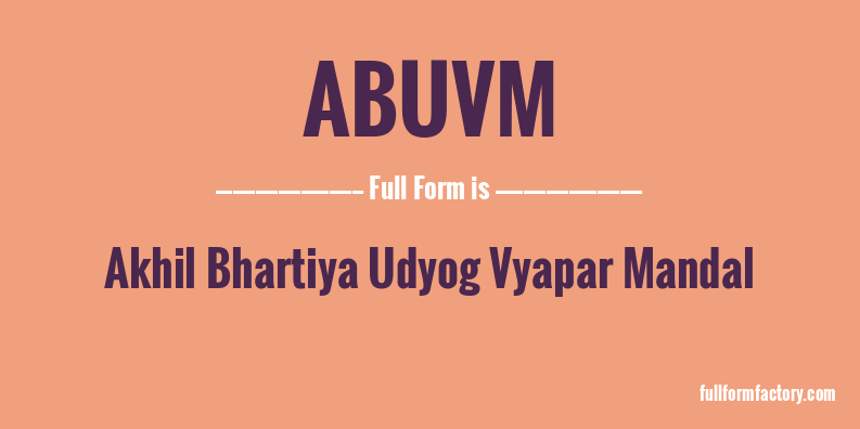 abuvm-full-form