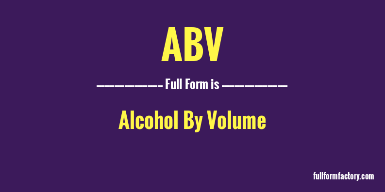 abv-full-form