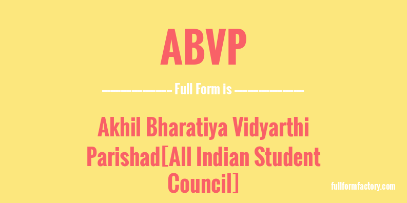 abvp-full-form