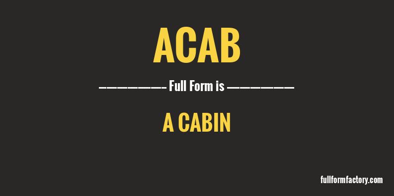 acab-full-form