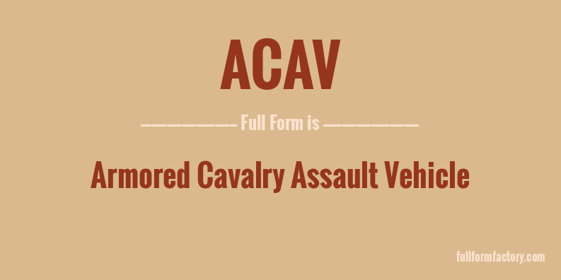 acav-full-form