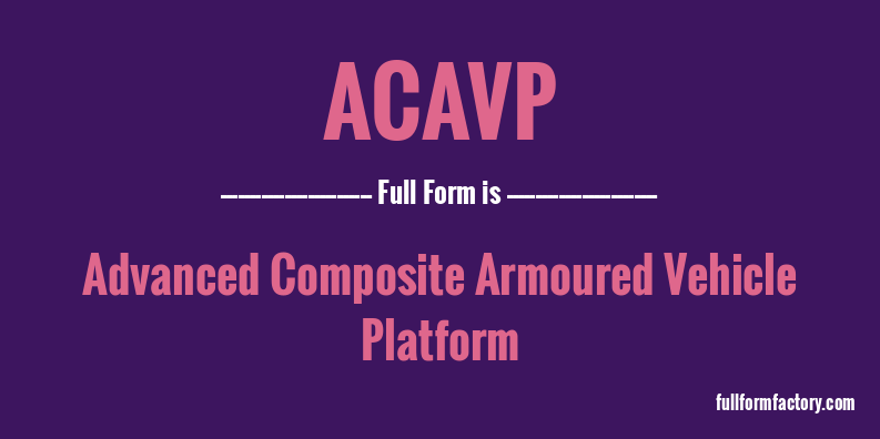 acavp-full-form