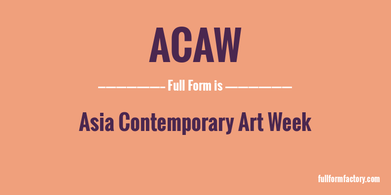 acaw-full-form