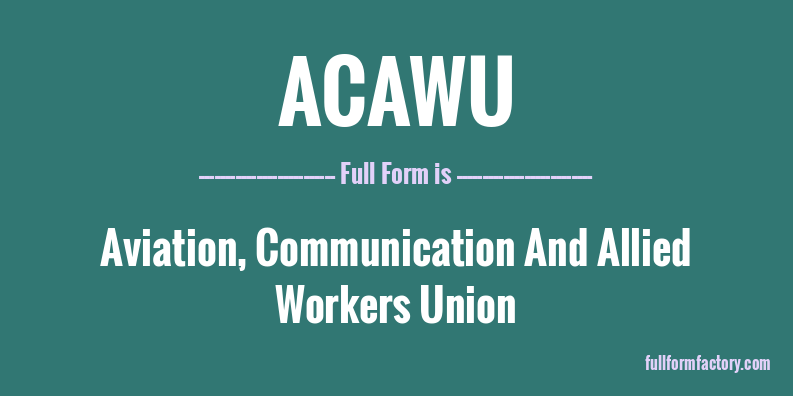 acawu-full-form