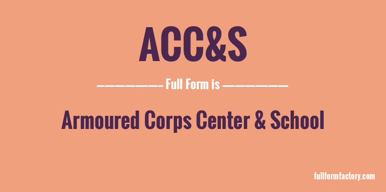 acc&s-full-form