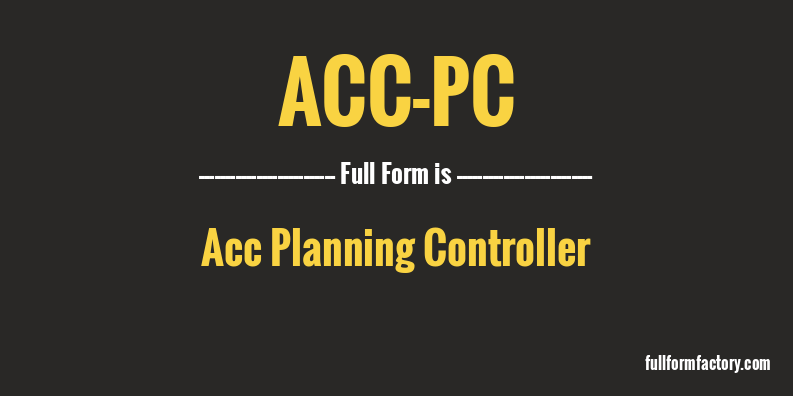 acc-pc-full-form
