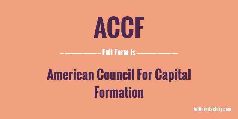 accf-full-form