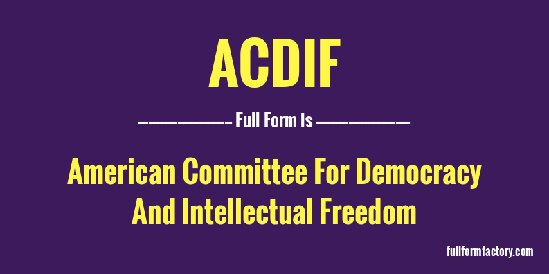 acdif-full-form
