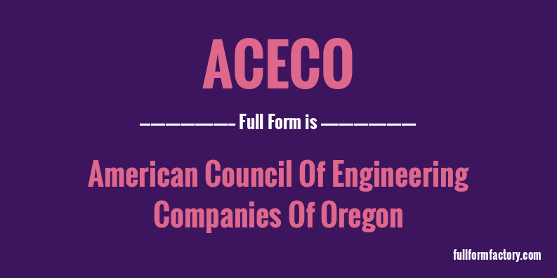 aceco-full-form
