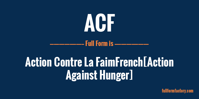 acf-full-form