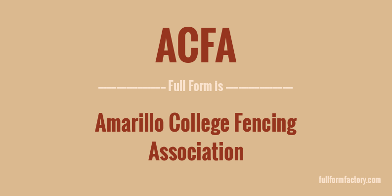 acfa-full-form