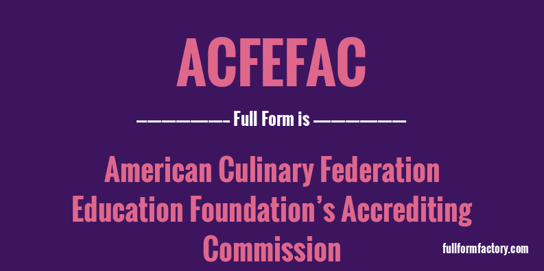 acfefac-full-form