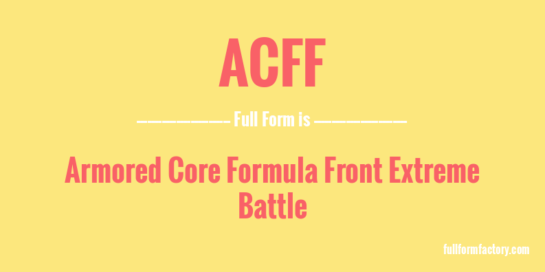 acff-full-form