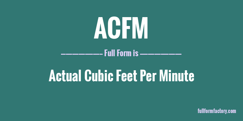 acfm-full-form