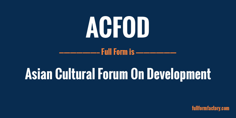 acfod-full-form