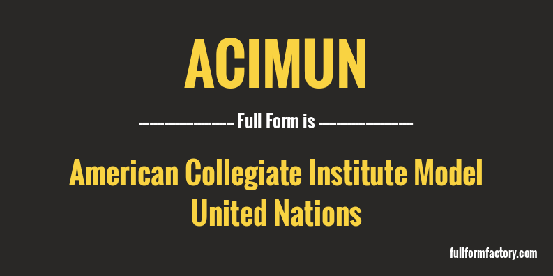 acimun-full-form