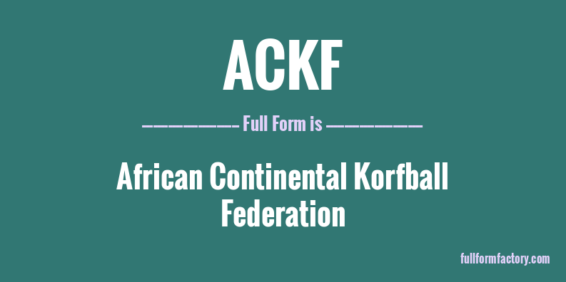 ackf-full-form